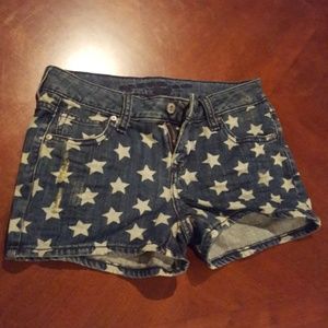 2 for $15! Patriotic Arizona Star Jean Shorts